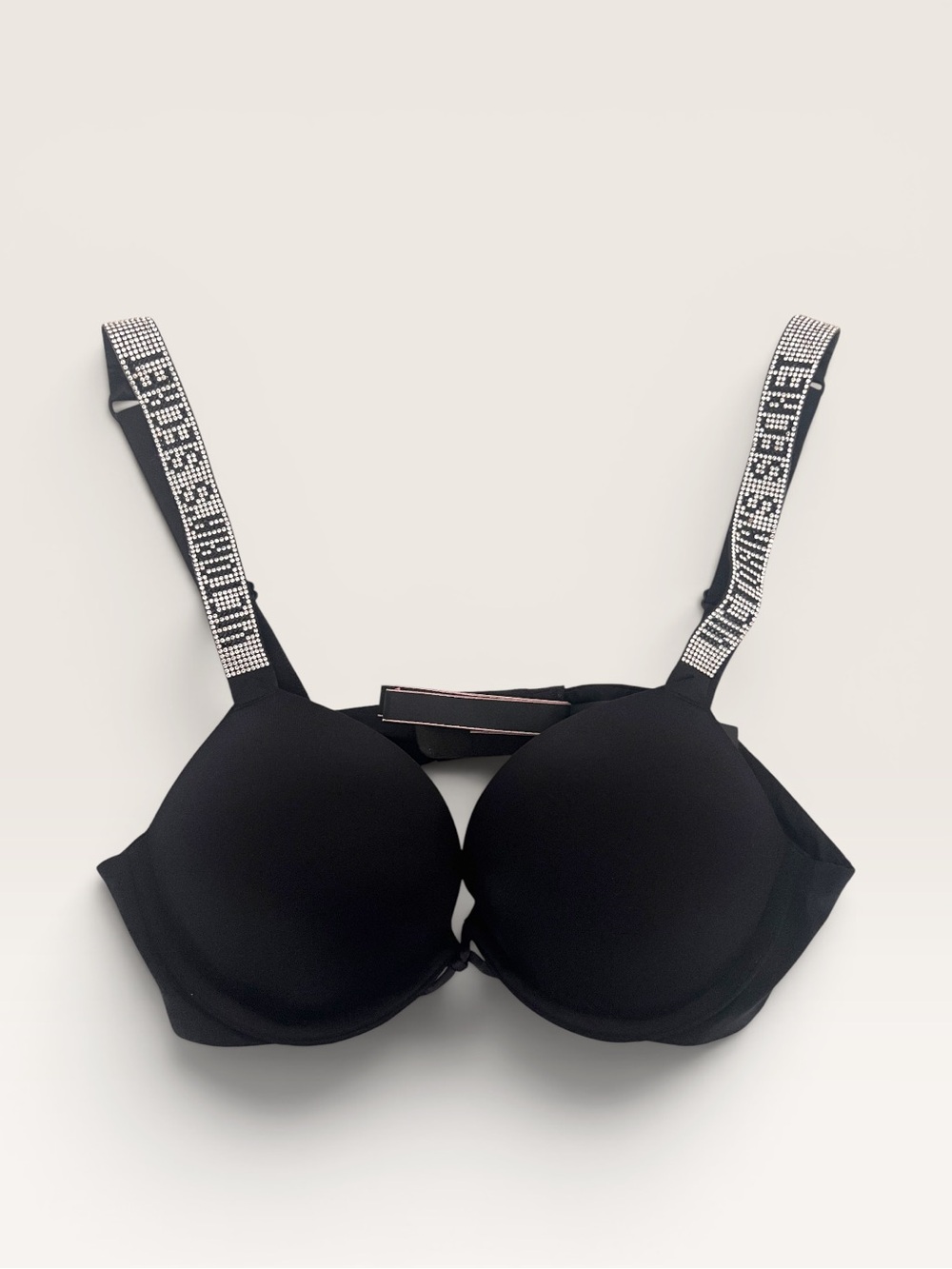 Victoria’s Secret Black Rhinestone Bombshell Bra - Picture 2 of 5